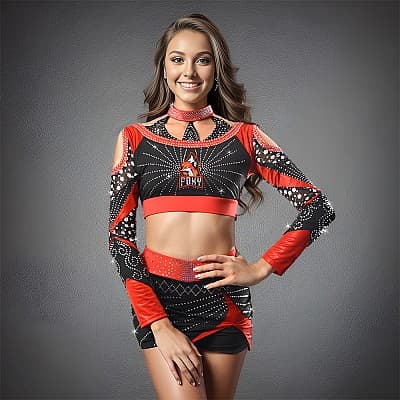 Lux Allstar cheerleading uniform_LA 54